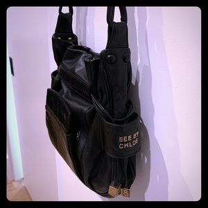 See By Chloe Crossbody Bag Black Leather